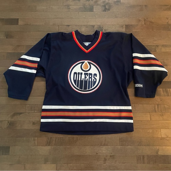 CCM Other - Vintage CCM Edmonton Oilers NHL Jersey - Men's Large